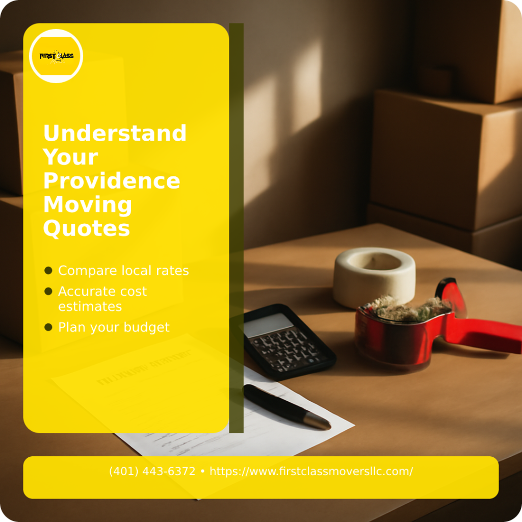 Illustration for Demystifying Moving Cost Estimates: Your Guide to Rates and Affordable Moving in Providence